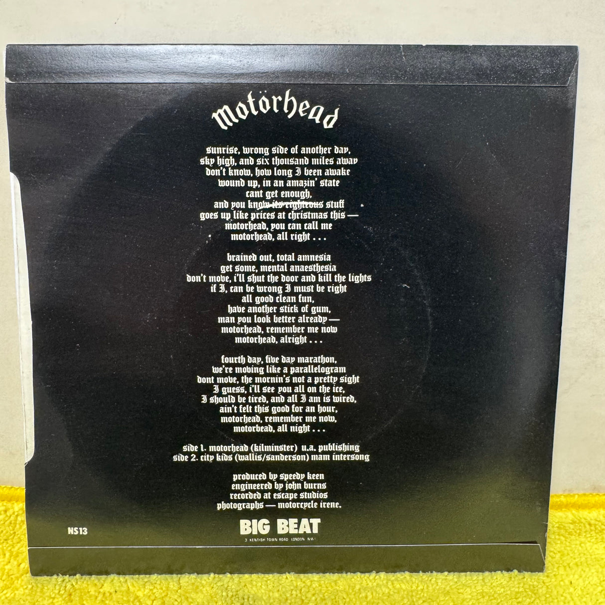 Motörhead - Orange Vinyl - 7 inch Single - VINYL