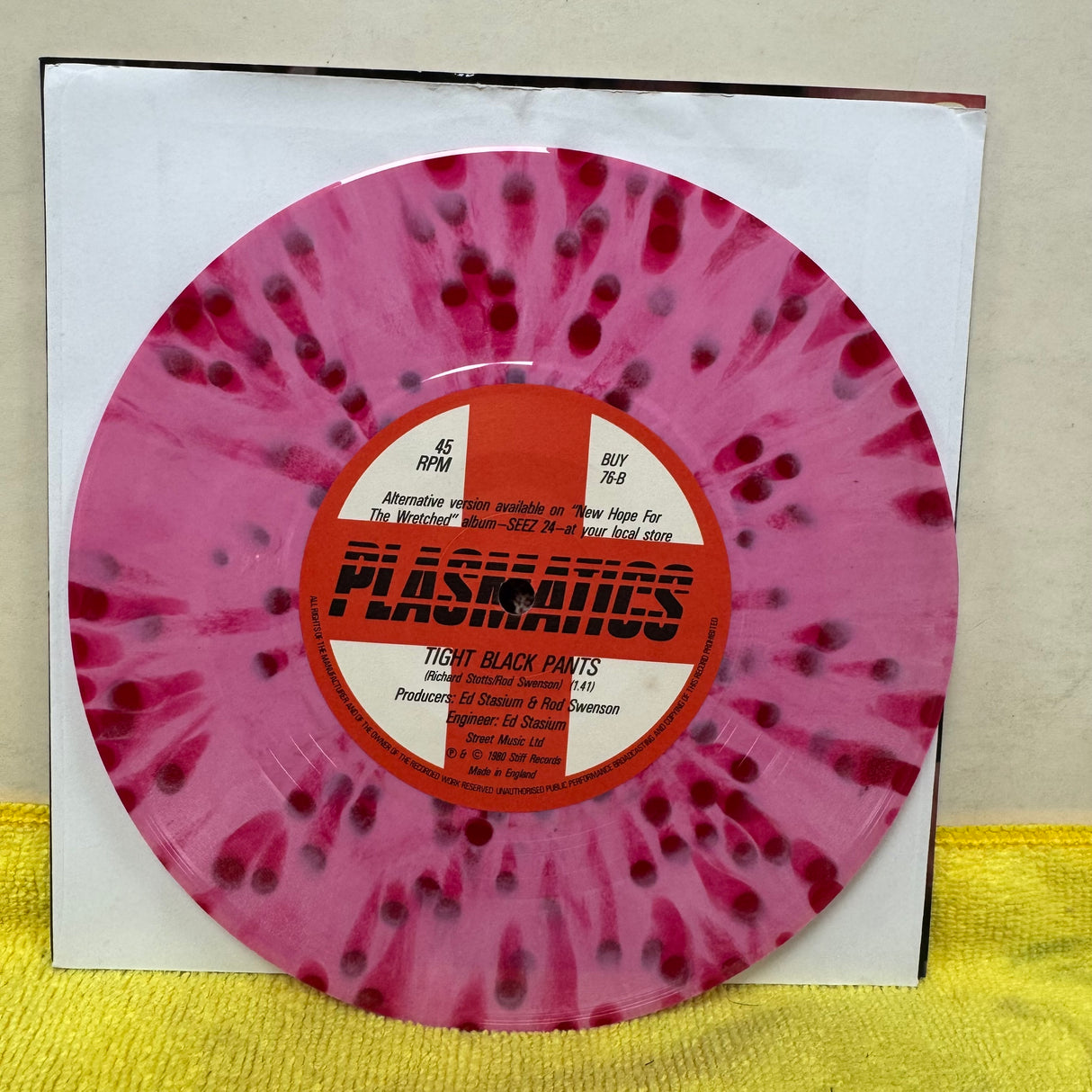 Plasmatics - Butcher Baby - Splatter Vinyl - 7 inch Single - VINYL
