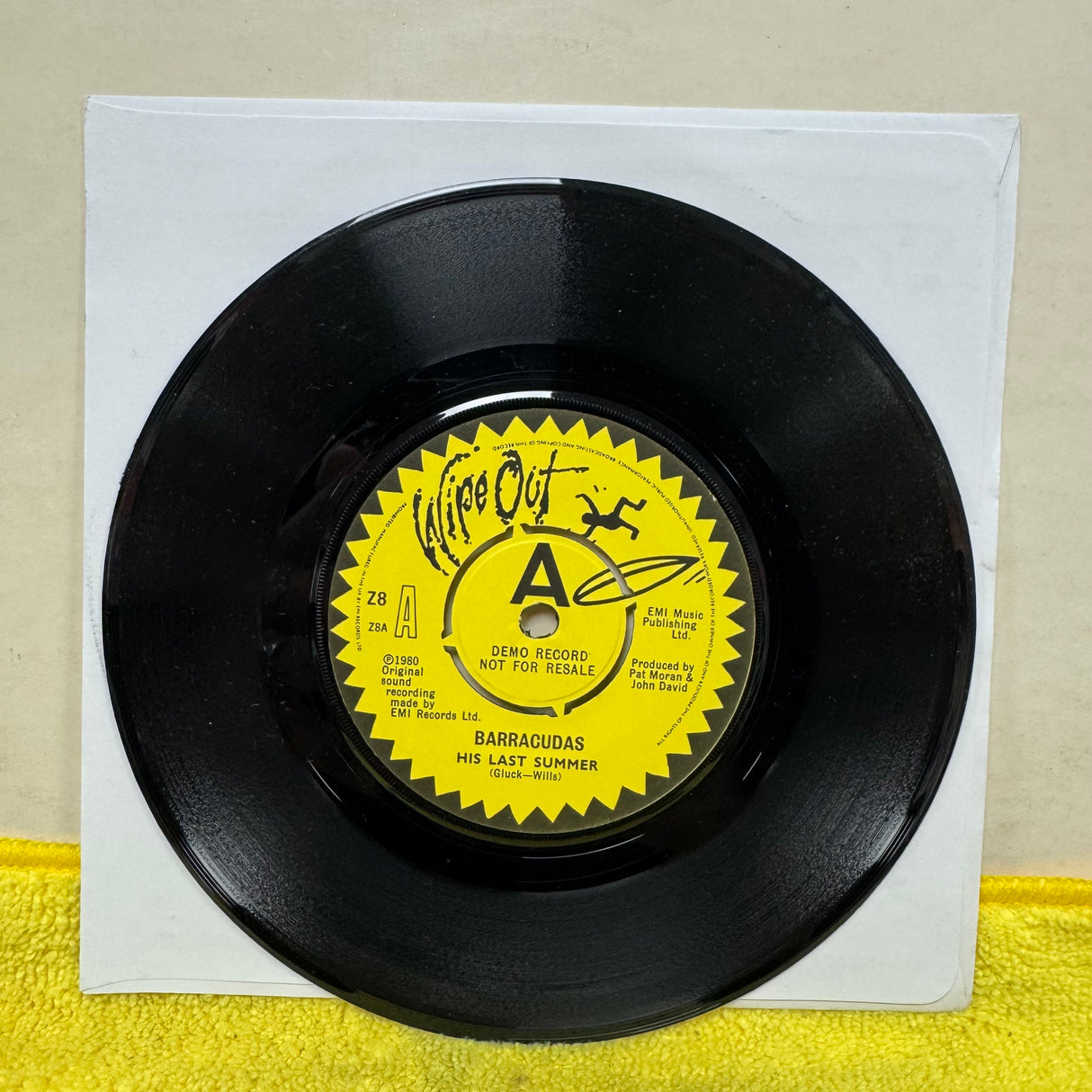 Barracudas - His Last Summer - A Label Demo - 7 inch Single - VINYL