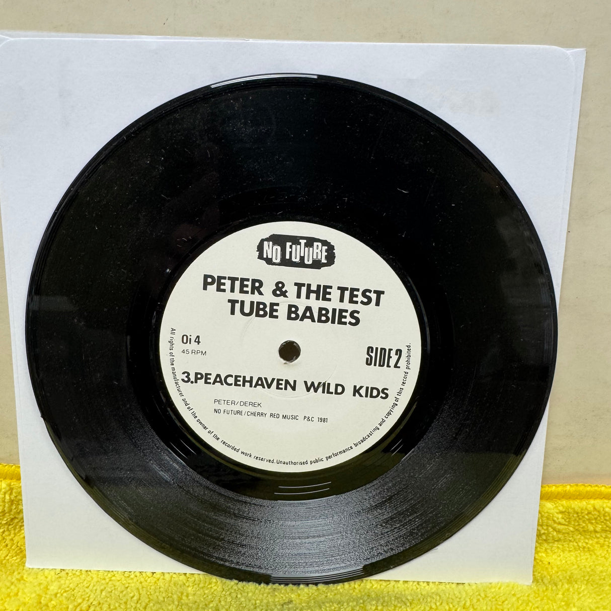 Peter And The Test Tube Babies - Banned From The Pubs - 7 inch Single - VINYL