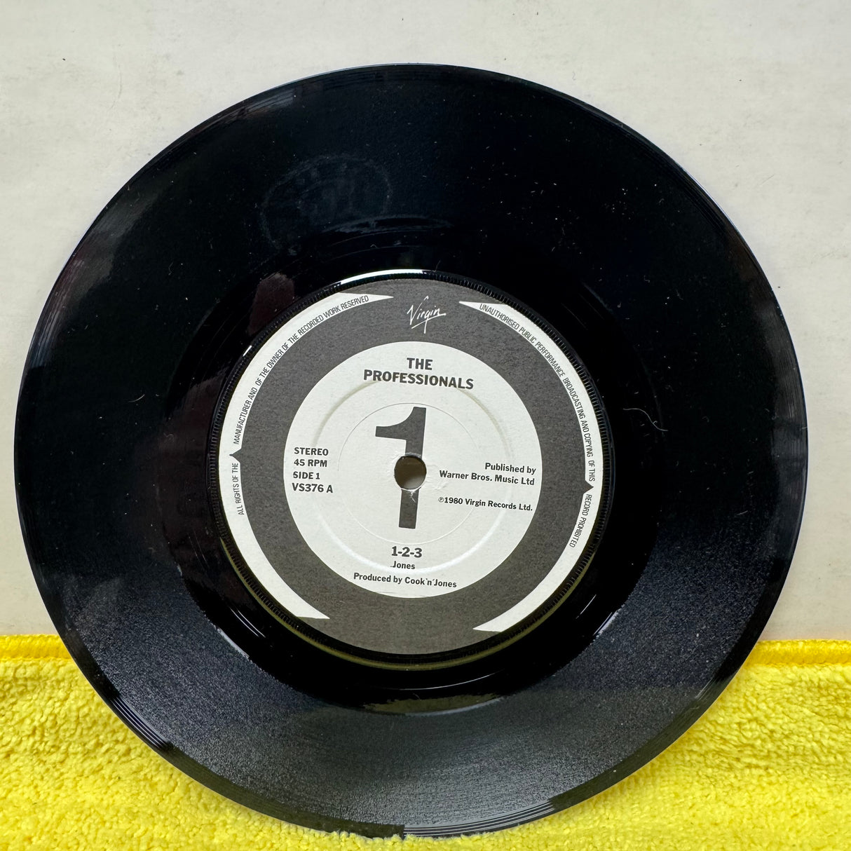 The Professionals - One Two Three - 7 inch Single - VINYL