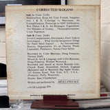 Art & Language - Corrected Slogans - Original - VINYL