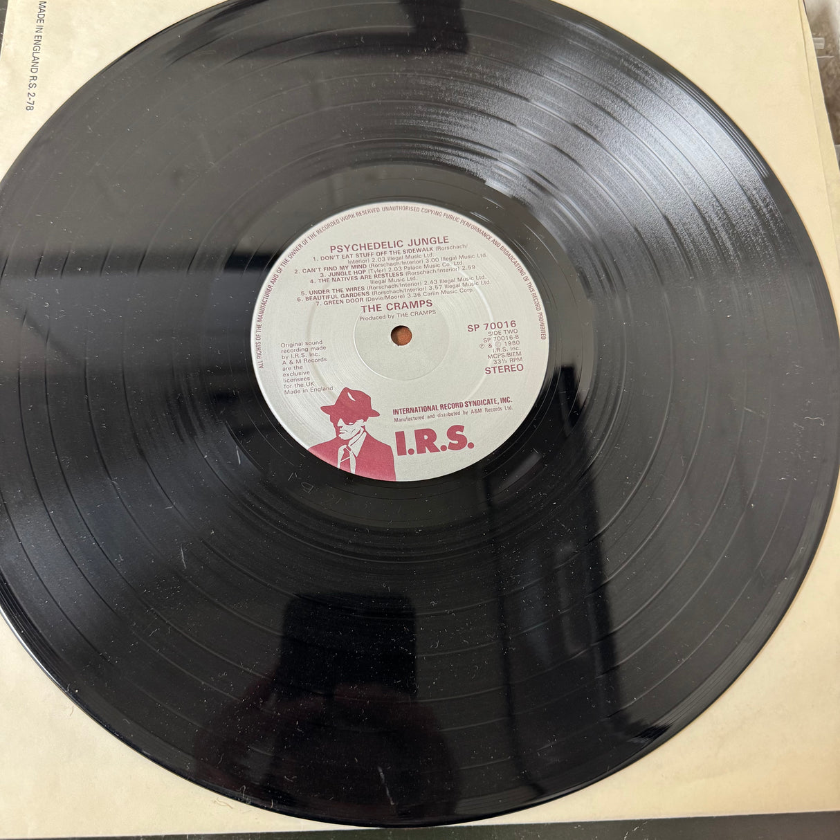 The Cramps - Psychedelic Jungle (Promo Sleeve) - VINYL