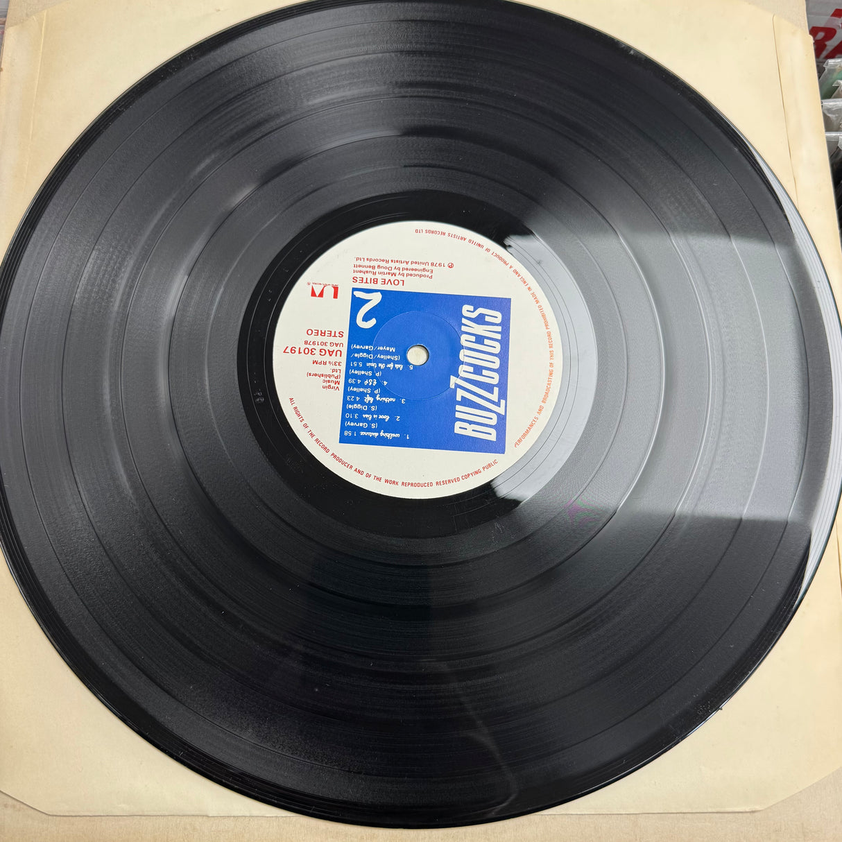 Buzzcocks - Love Bites - Original UAR  - VINYL