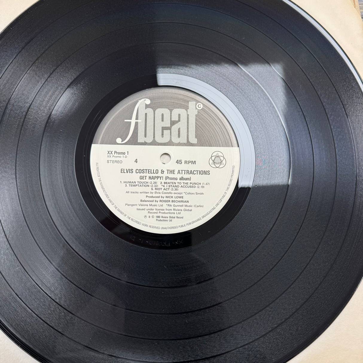 Elvis Costello - Get Happy! - Promo Album - Vinyl