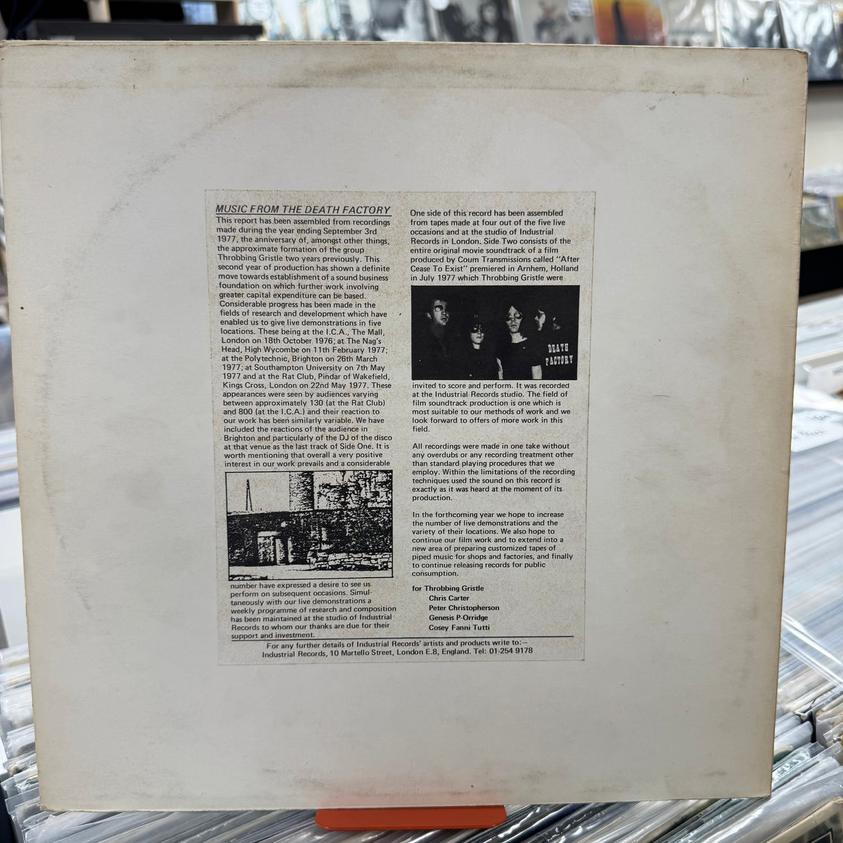 Throbbing Gristle - The Second Annual Report - Limited Edition Vinyl