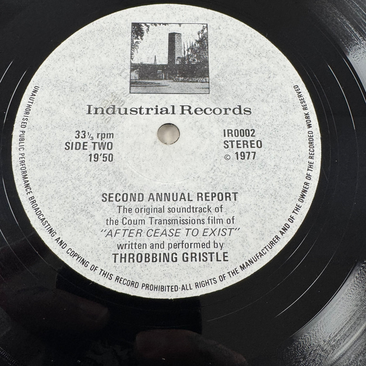 Throbbing Gristle - The Second Annual Report - Limited Edition Vinyl