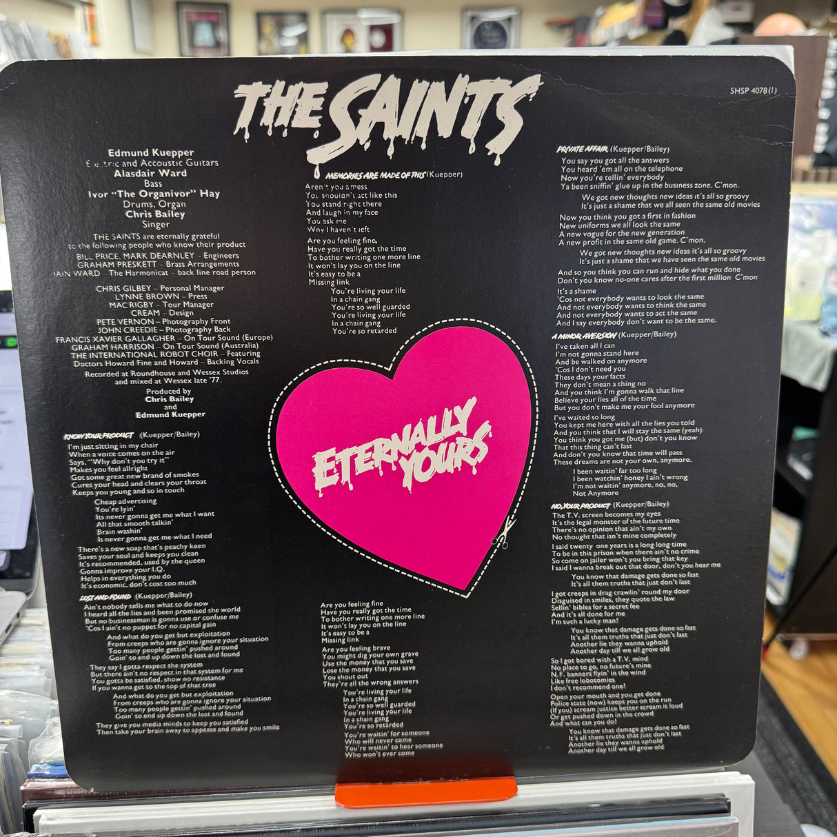 The Saints - Eternally Yours - Original - VINYL