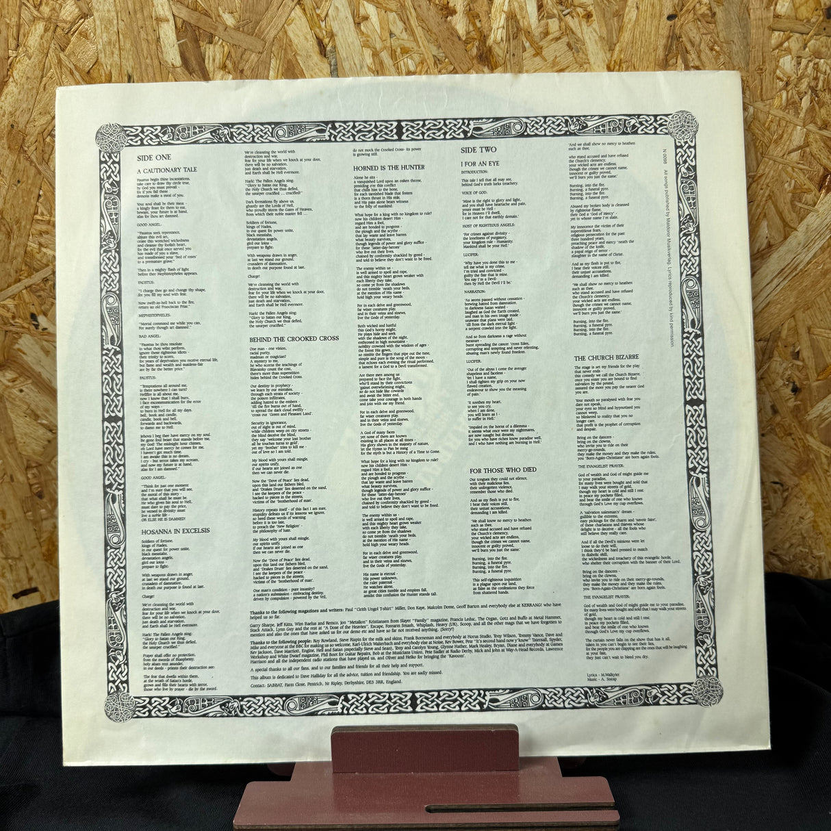 Sabbat - History of a Time to Come - VINYL