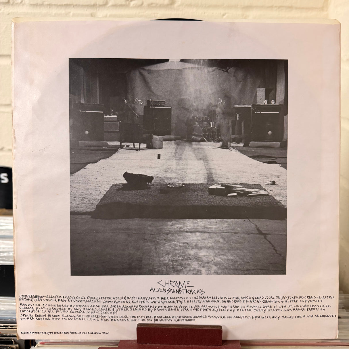 Chrome - Alien Soundtrack - US First Press Vinyl