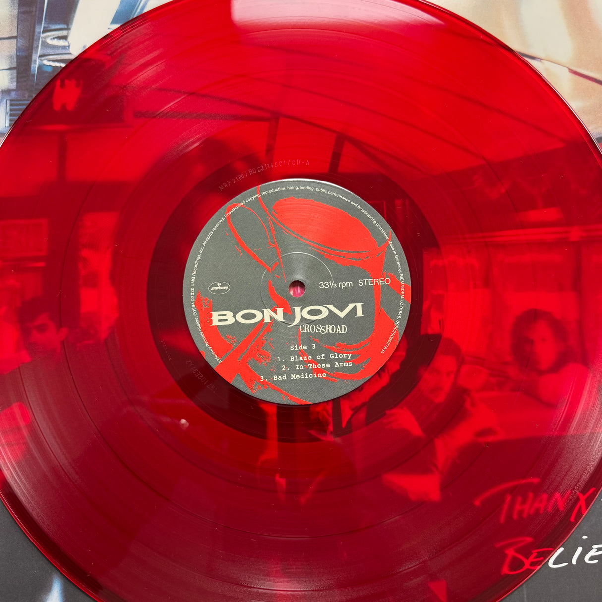 Bon Jovi - Crossroad - The Best of - Red Vinyl (2020 Reissue) - VINYL