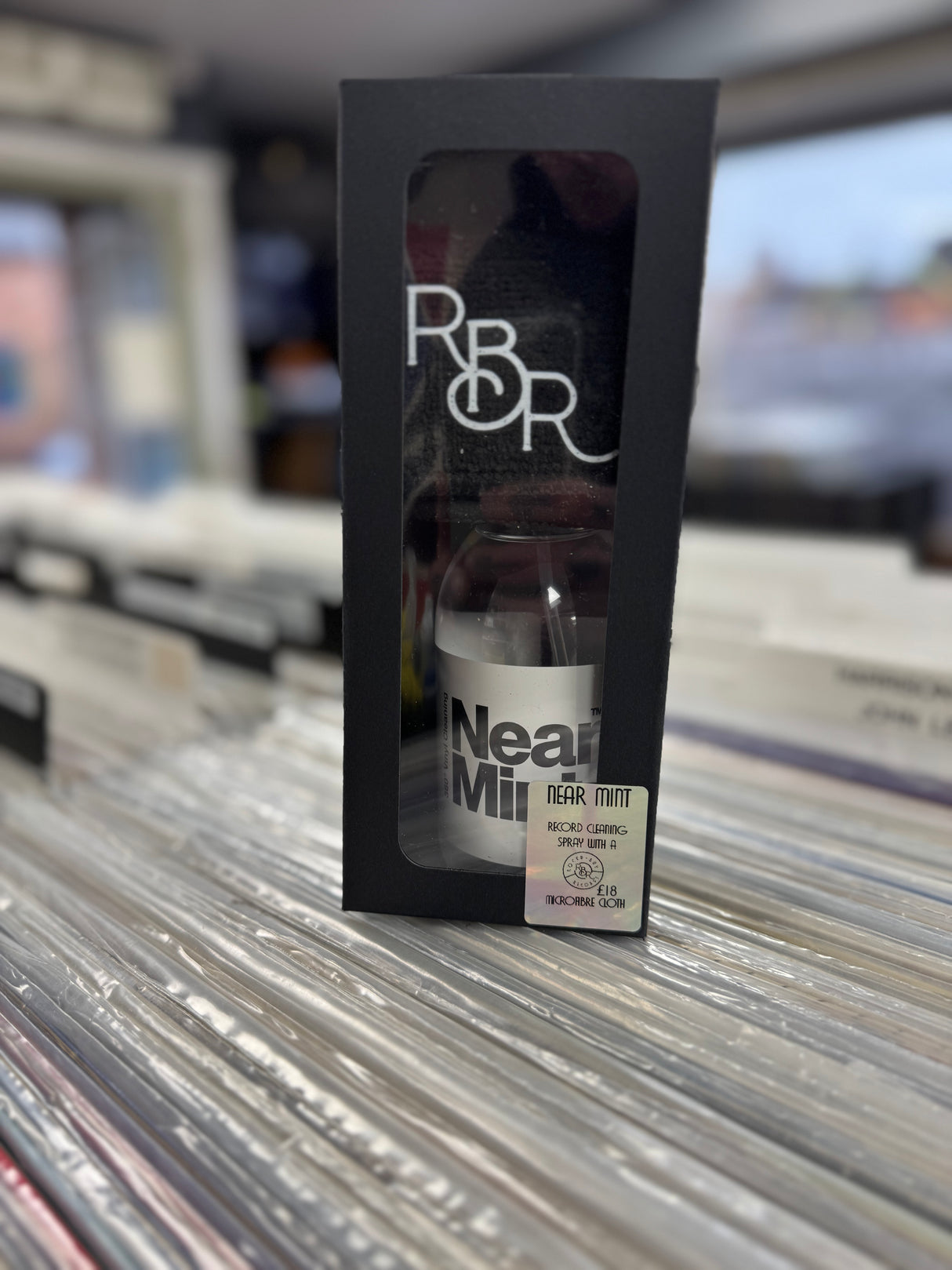 Near Mint Vinyl Record Solution w/ RBR Microfibre Cloth Set