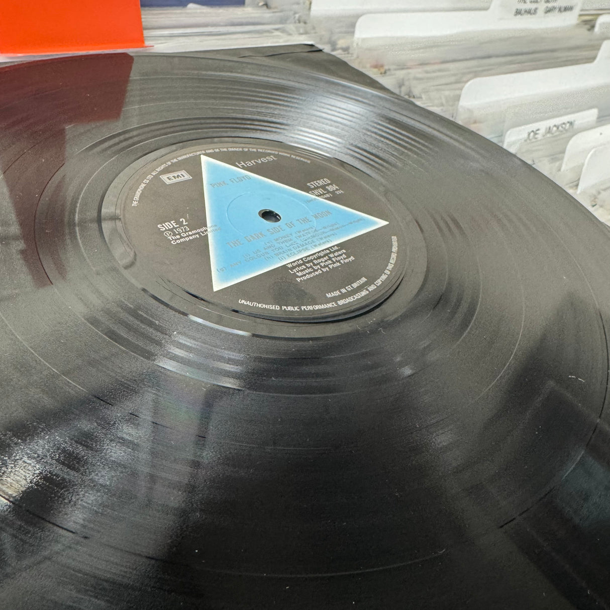 Pink Floyd - The Dark Side of the Moon - Complete First Press - Solid Blue Triangle - A2/B2 - EX