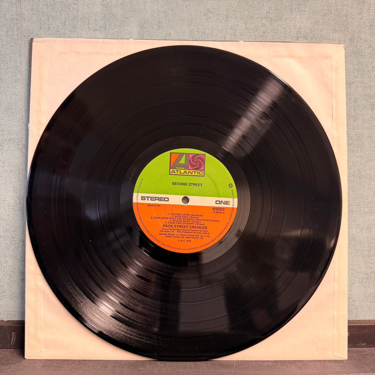 Back Street Crawler - Second Street Vinyl