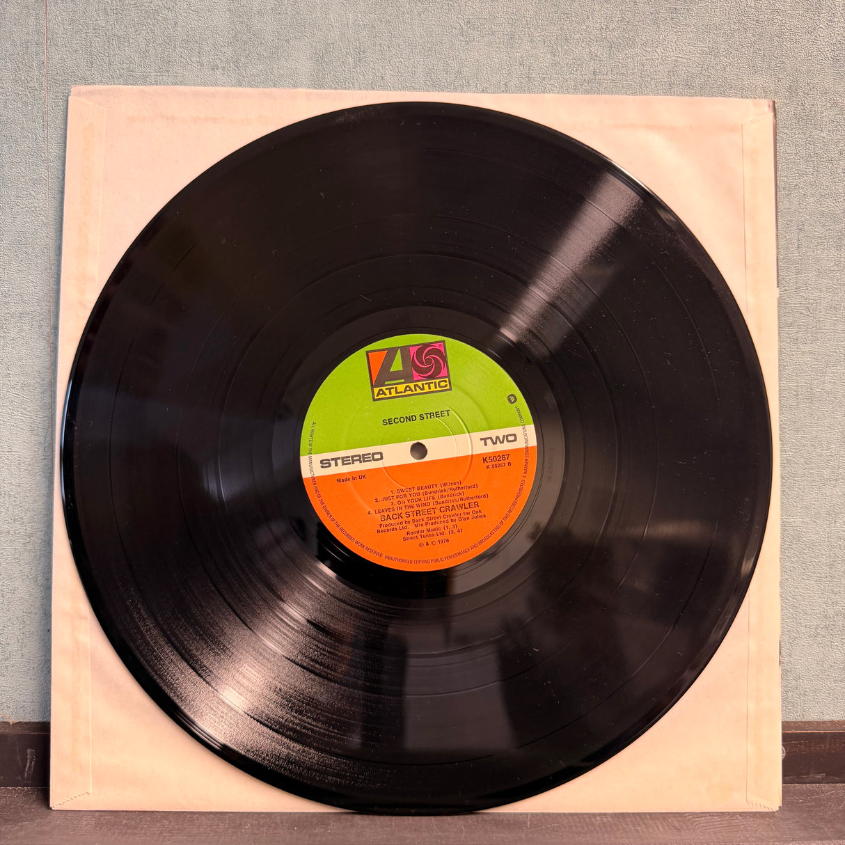 Back Street Crawler - Second Street Vinyl