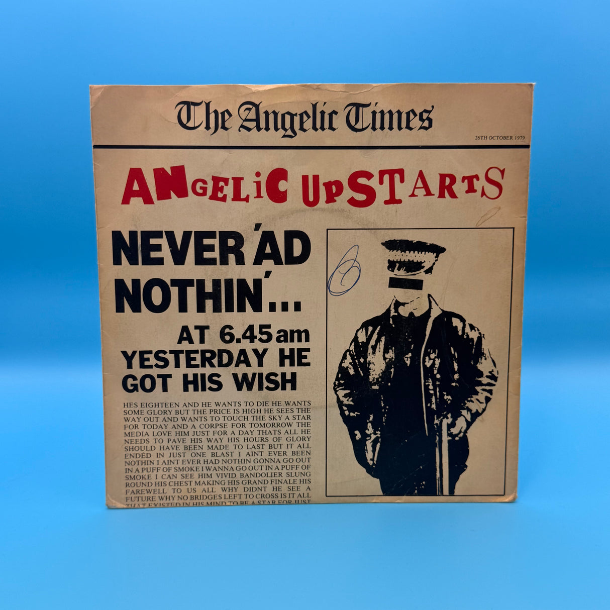 Angelic Upstarts - Never 'Ad Nothin' Vinyl