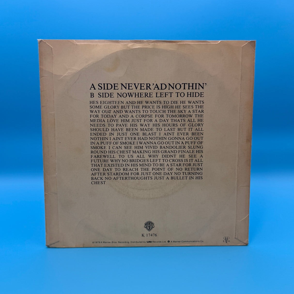 Angelic Upstarts - Never 'Ad Nothin' Vinyl
