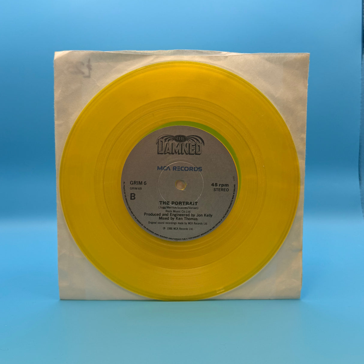 The Damned - Gigolo Yellow Vinyl