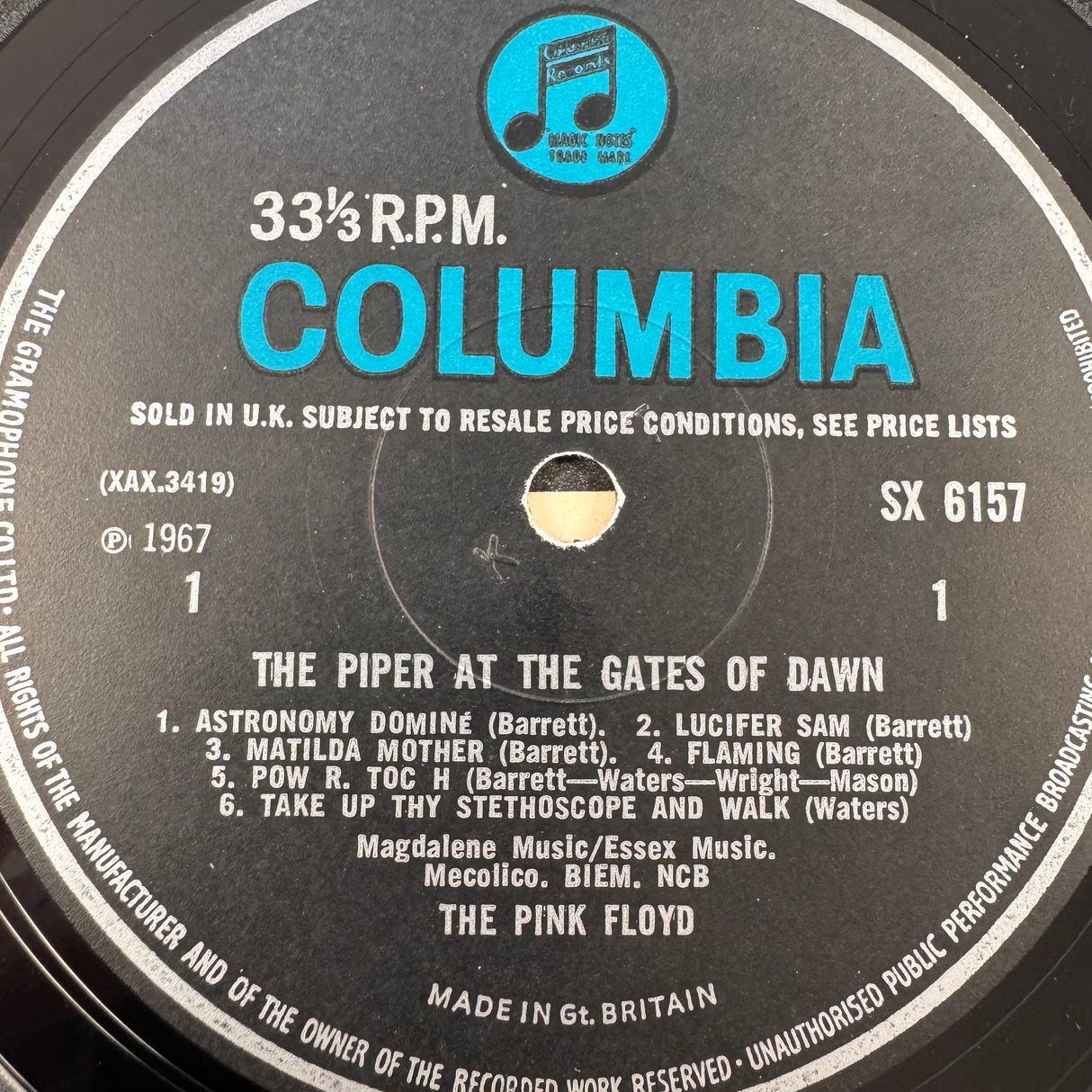 Pink Floyd - Piper at the Gates of Dawn First Press EX Vinyl