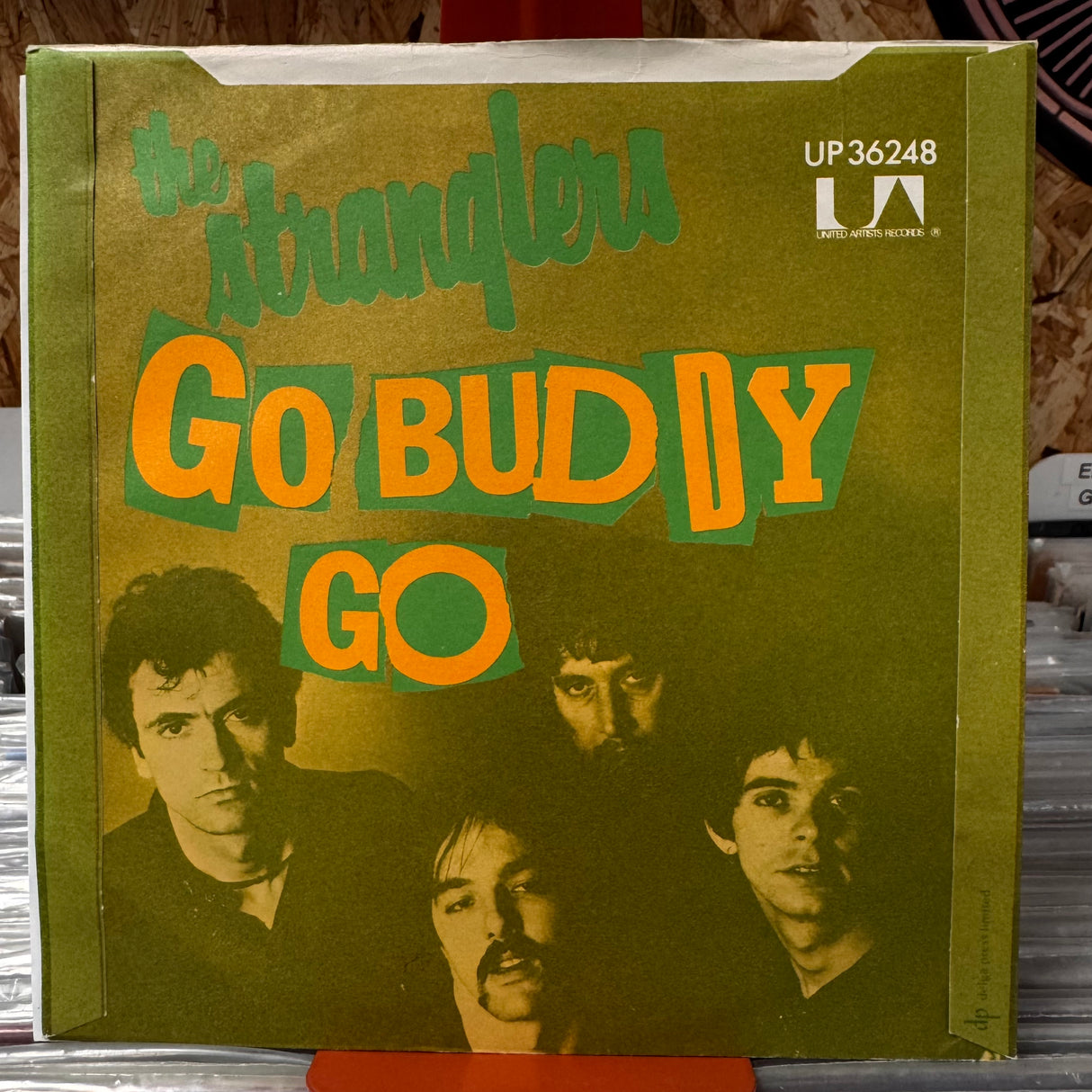 The Stranglers - Peaches / Go Buddy Go Promo with the Blackmail Sleeve Single Vinyl