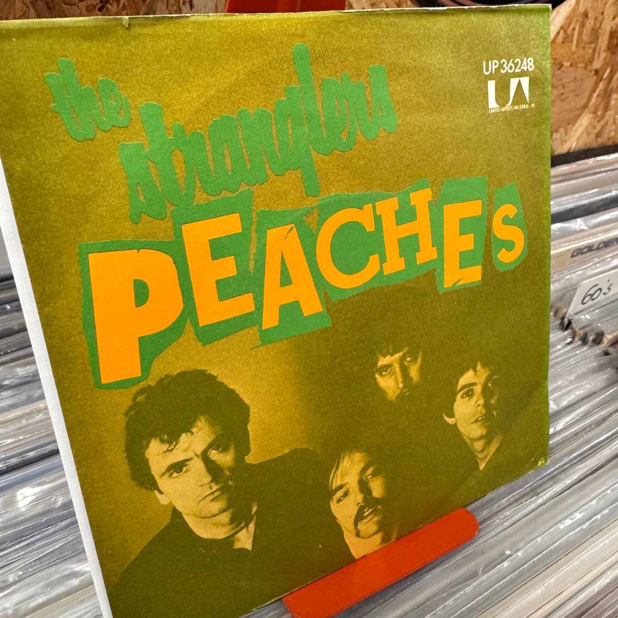 The Stranglers - Peaches / Go Buddy Go Promo with the Blackmail Sleeve Single Vinyl