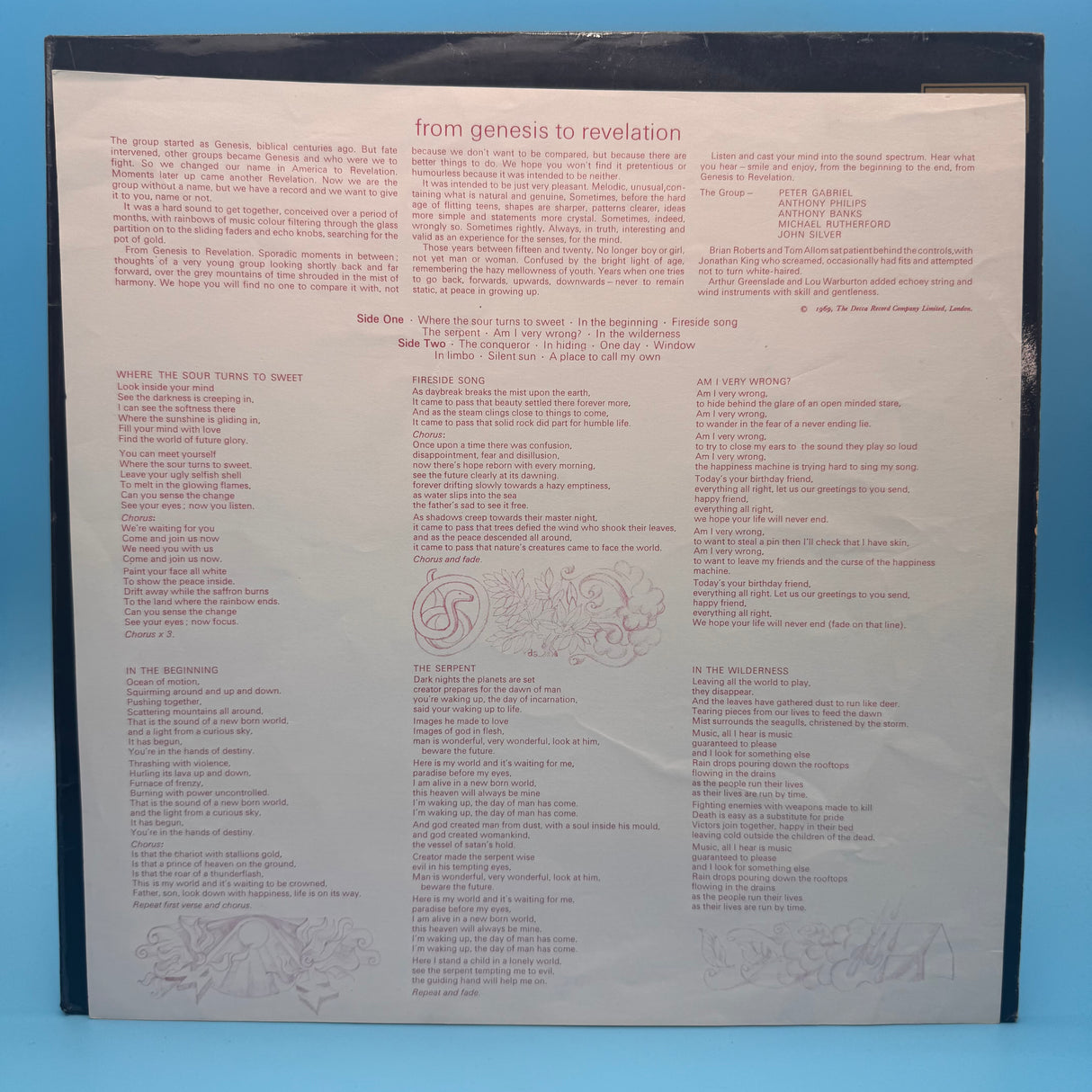 Genesis - From Genesis to Revelation Stereo Boxed Decca Vinyl