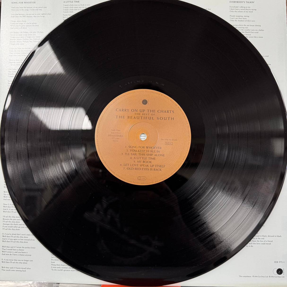 The Beautiful South - Carry On Up The Charts 1LP Vinyl