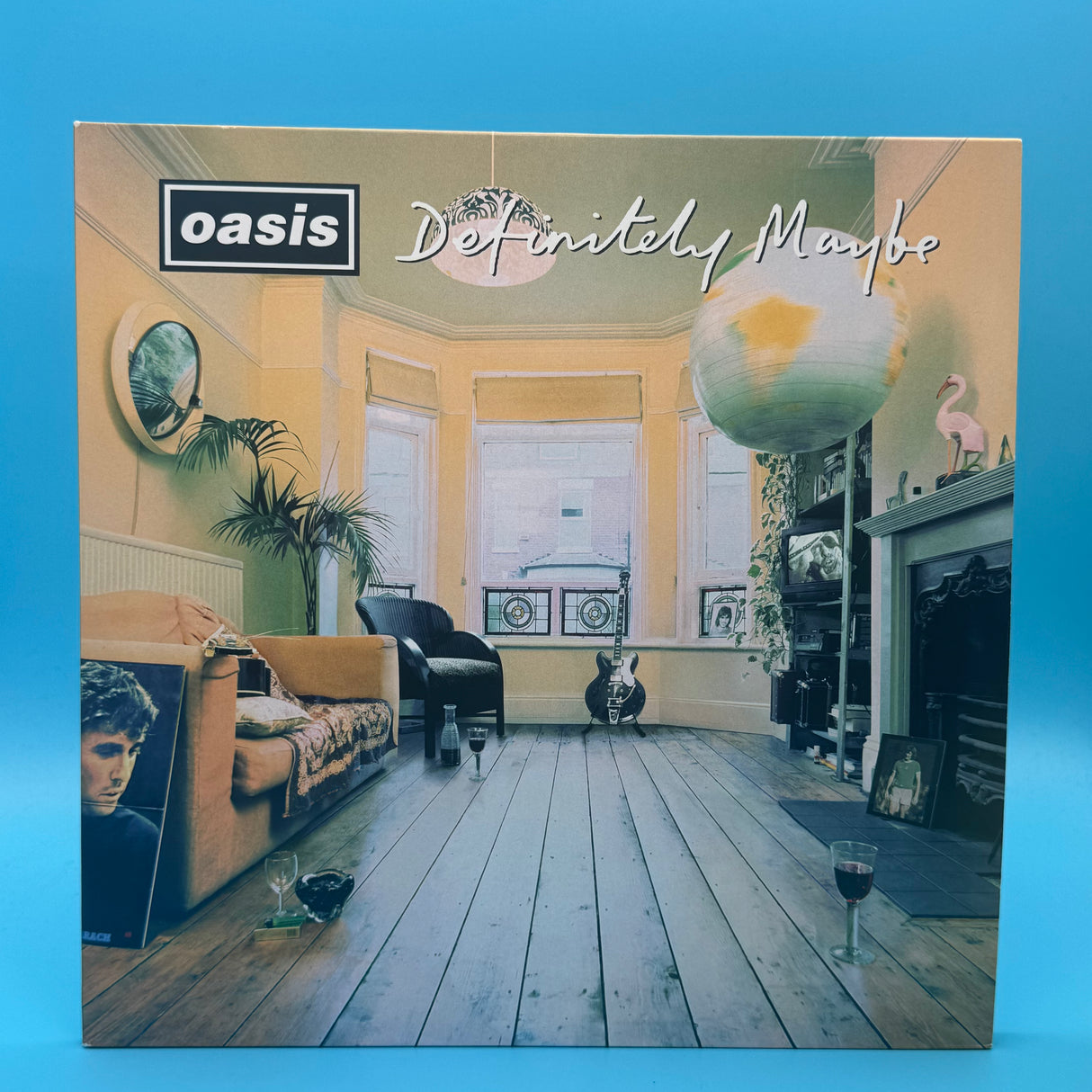 Oasis - Definitely Maybe (Strawberries and Cream) Pink Swirl Vinyl