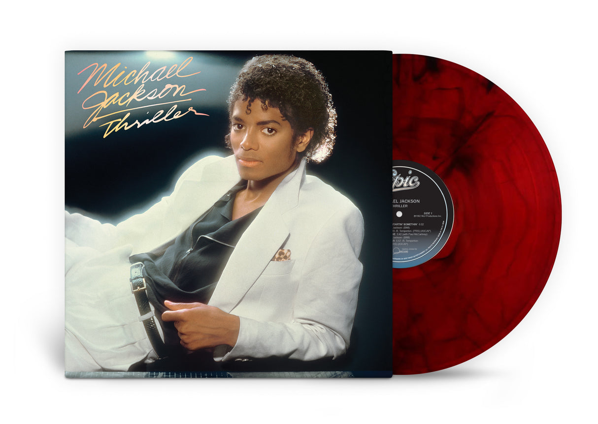 Michael Jackson - Thriller Red and Black Marble Vinyl