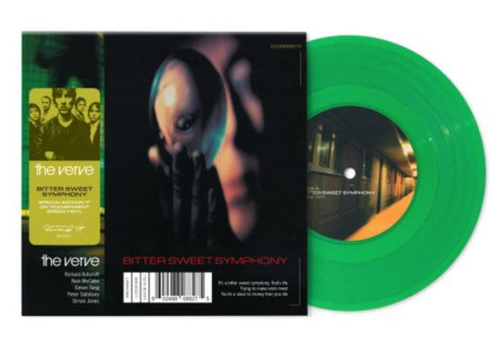 The Verve - Bittersweet Symphony - 7" Single - Green VINYL