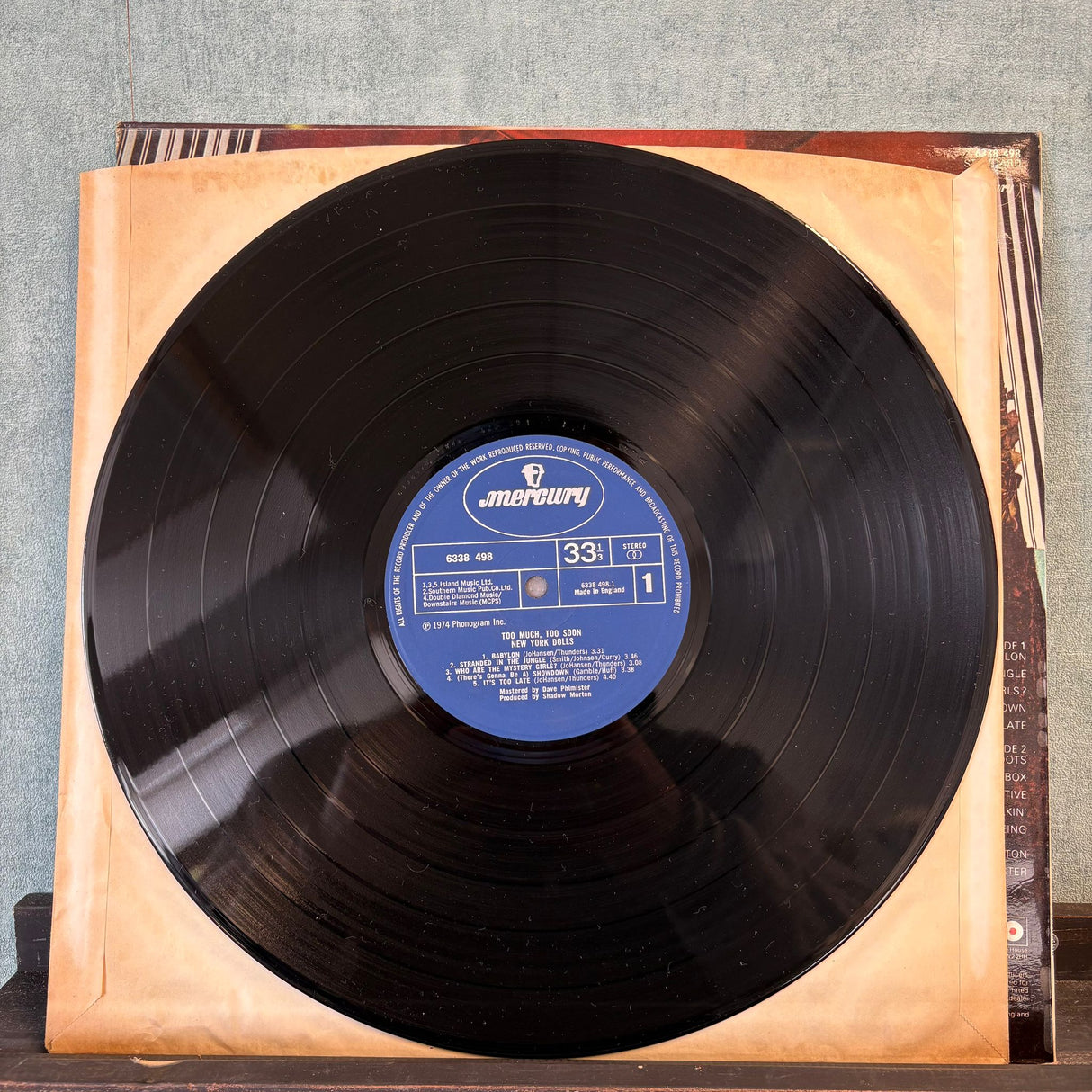 New York Dolls - In Too Much Too Soon Vinyl
