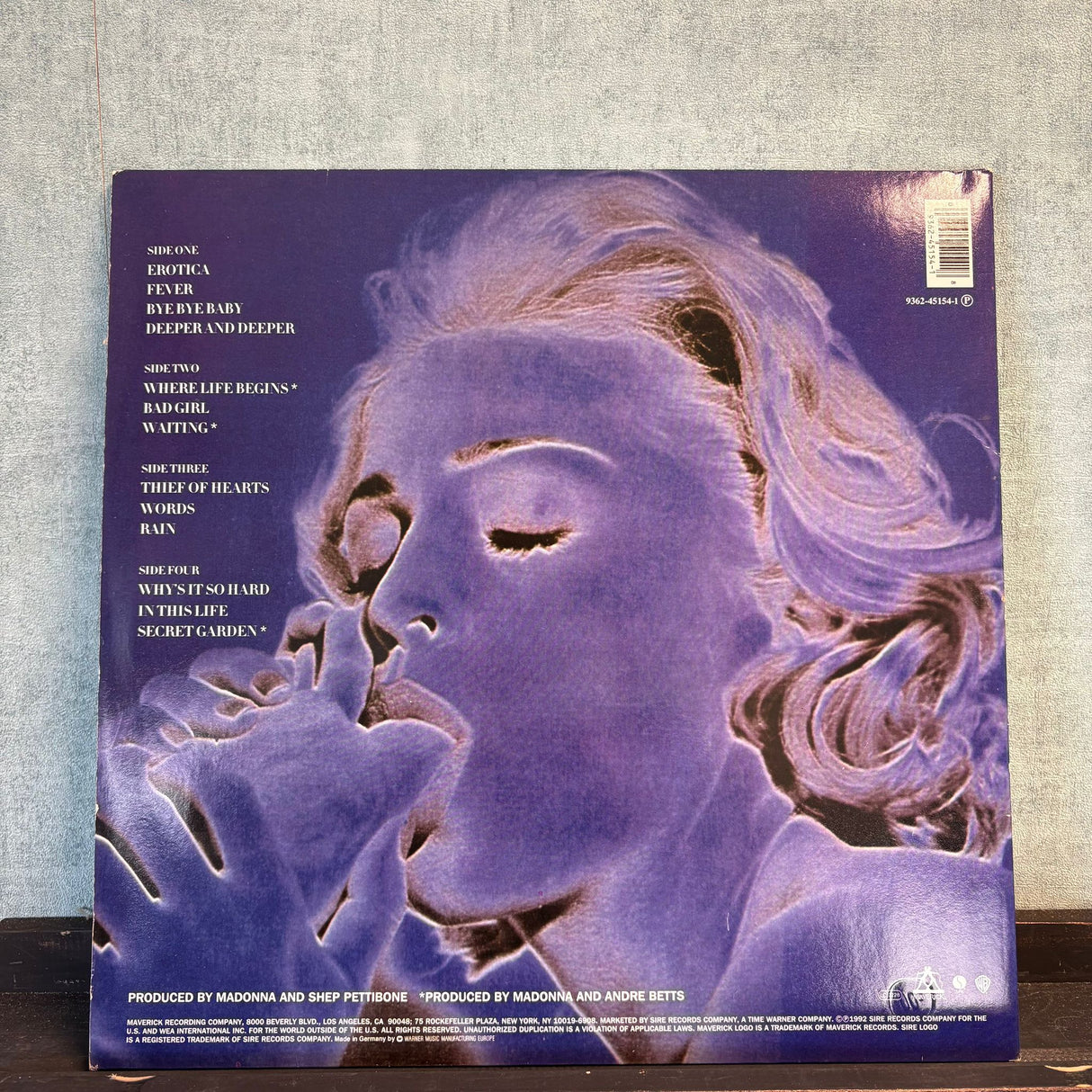 Madonna - Erotica Vinyl