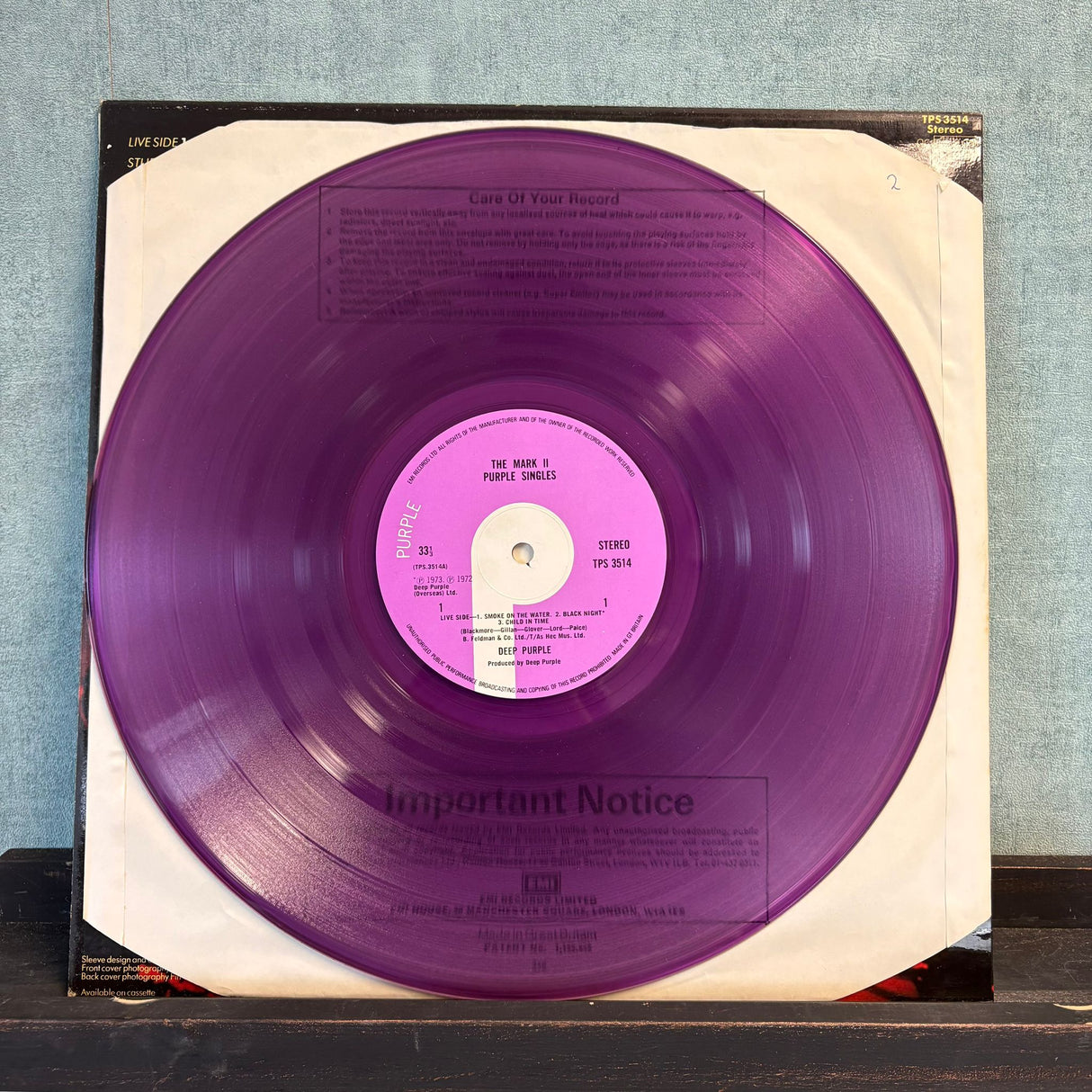 Deep Purple - The Mark 2 Purple Singles Vinyl