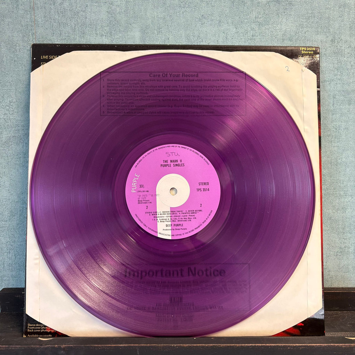 Deep Purple - The Mark 2 Purple Singles Vinyl