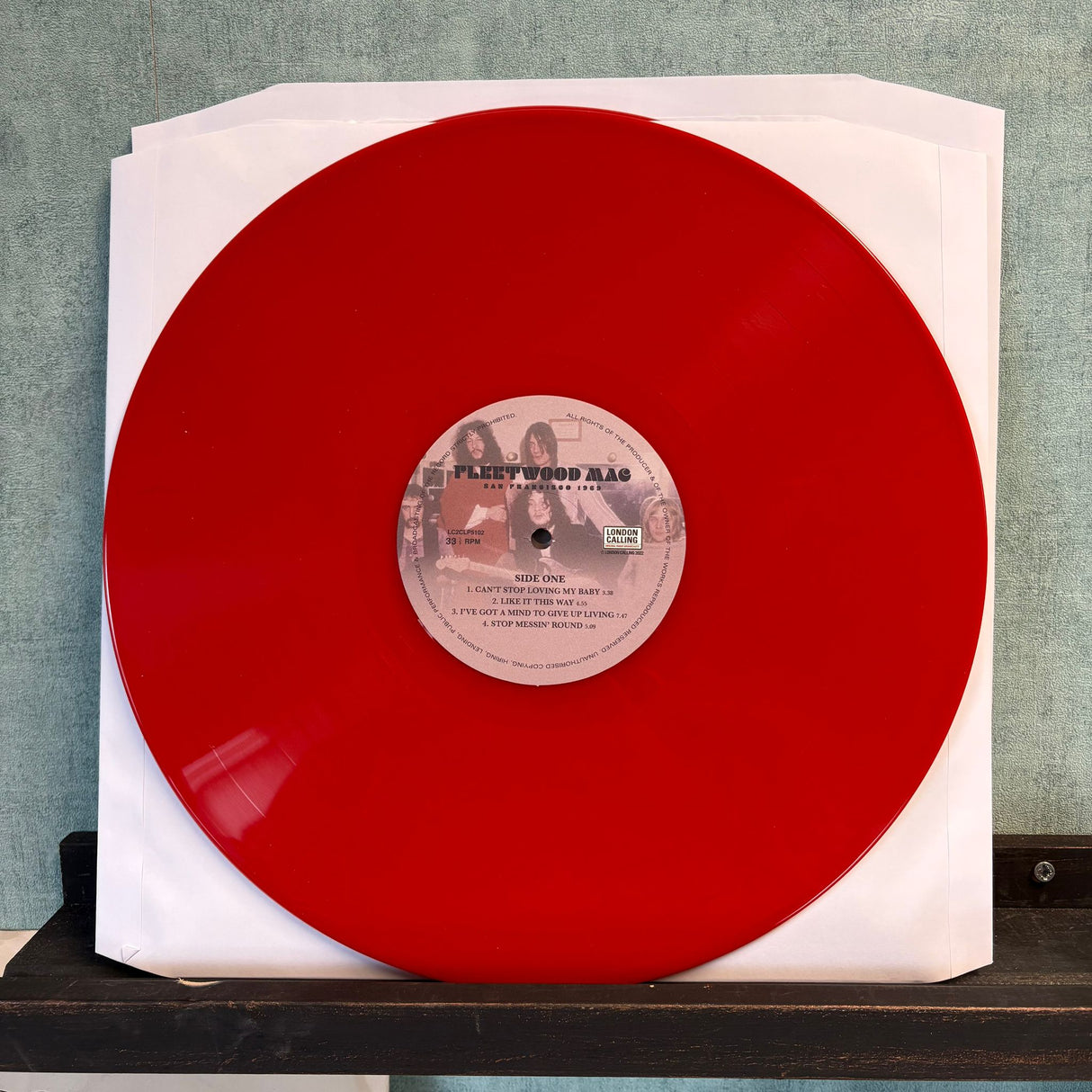 Fleetwood Mac - San Franscisco 1969 Red Vinyl