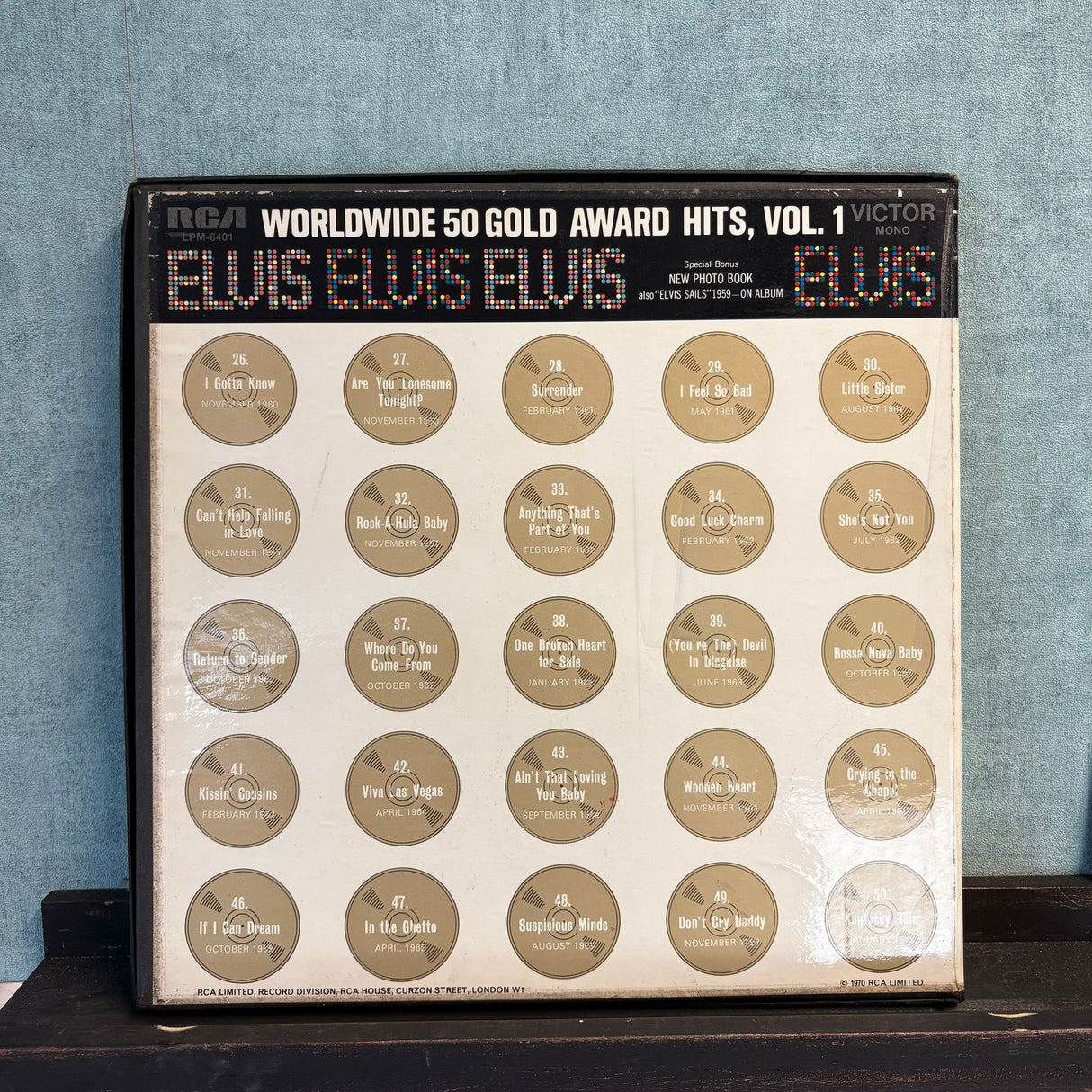 Elvis Presley - 50 Gold Award Hits Box set vinyl