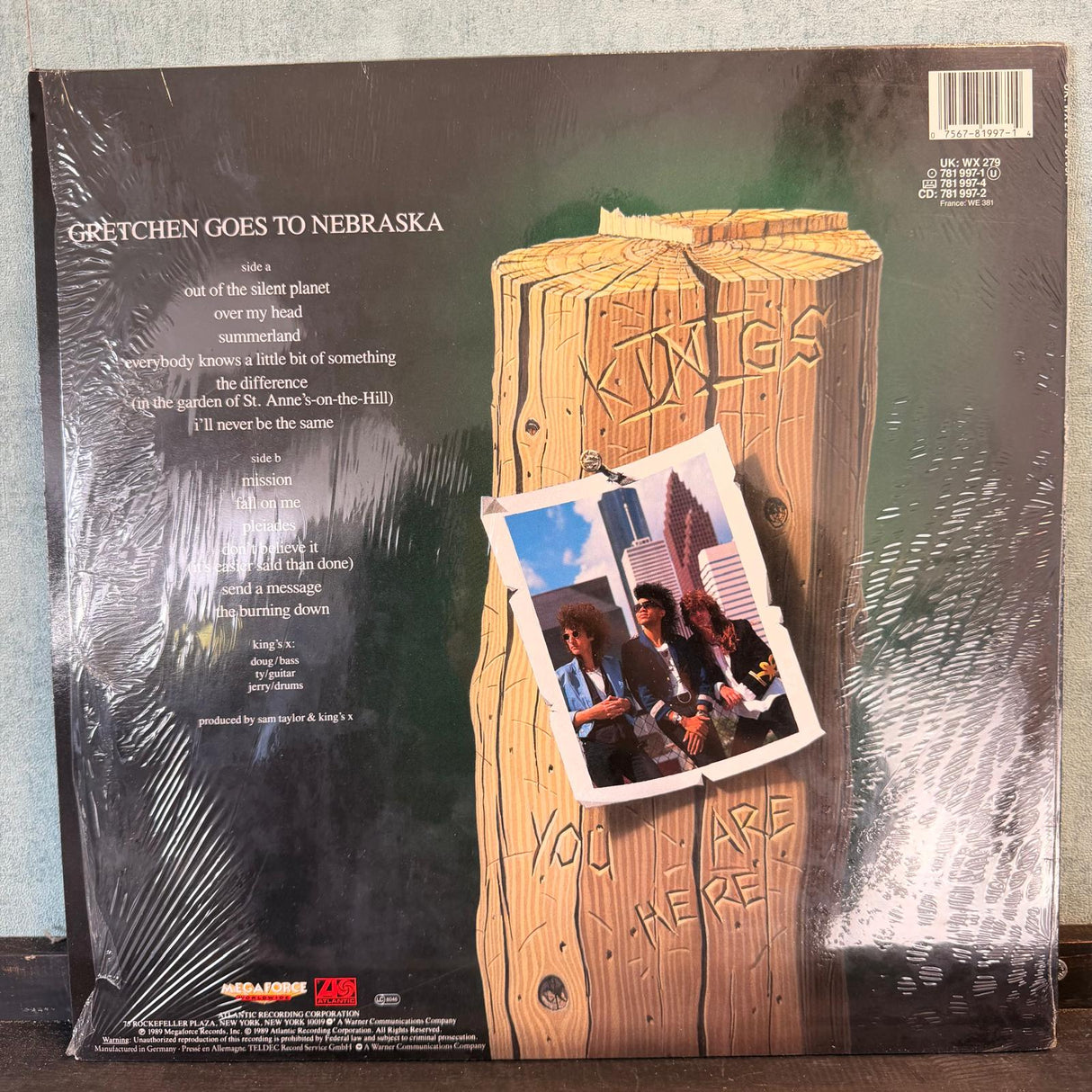 Kings X - Gretchen Goes To Nebraska Vinyl