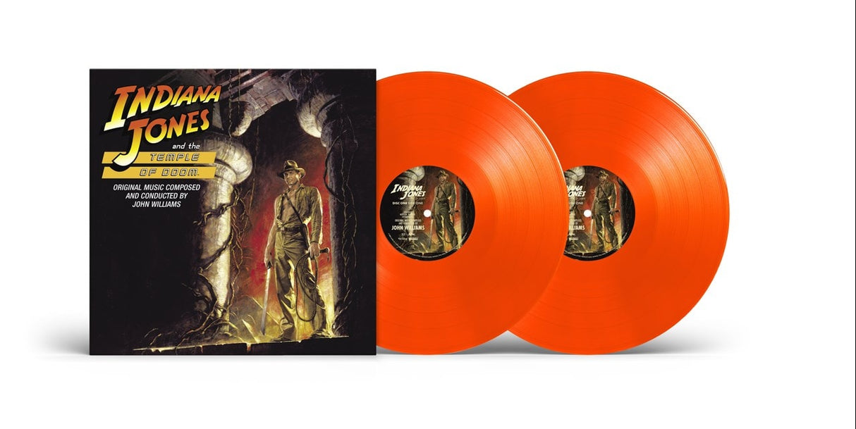 John Williams - Indiana Jones and the Temple of Doom 2LP Orange Vinyl