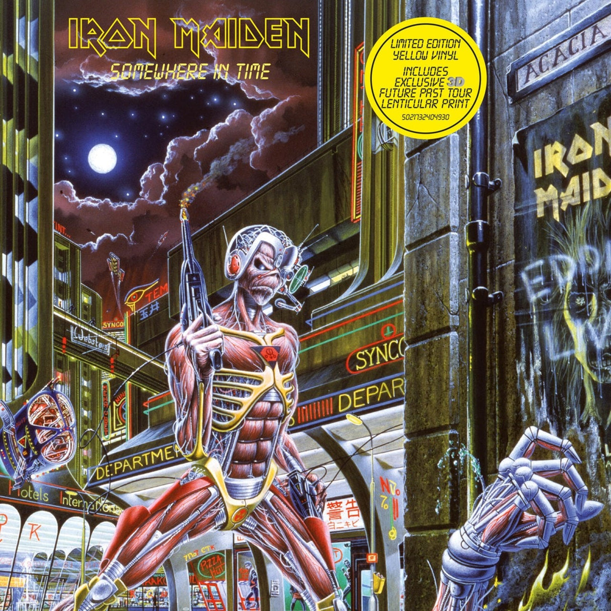Iron Maiden - Somewhere in Time - Limited Edition Yellow Vinyl + Lenticular