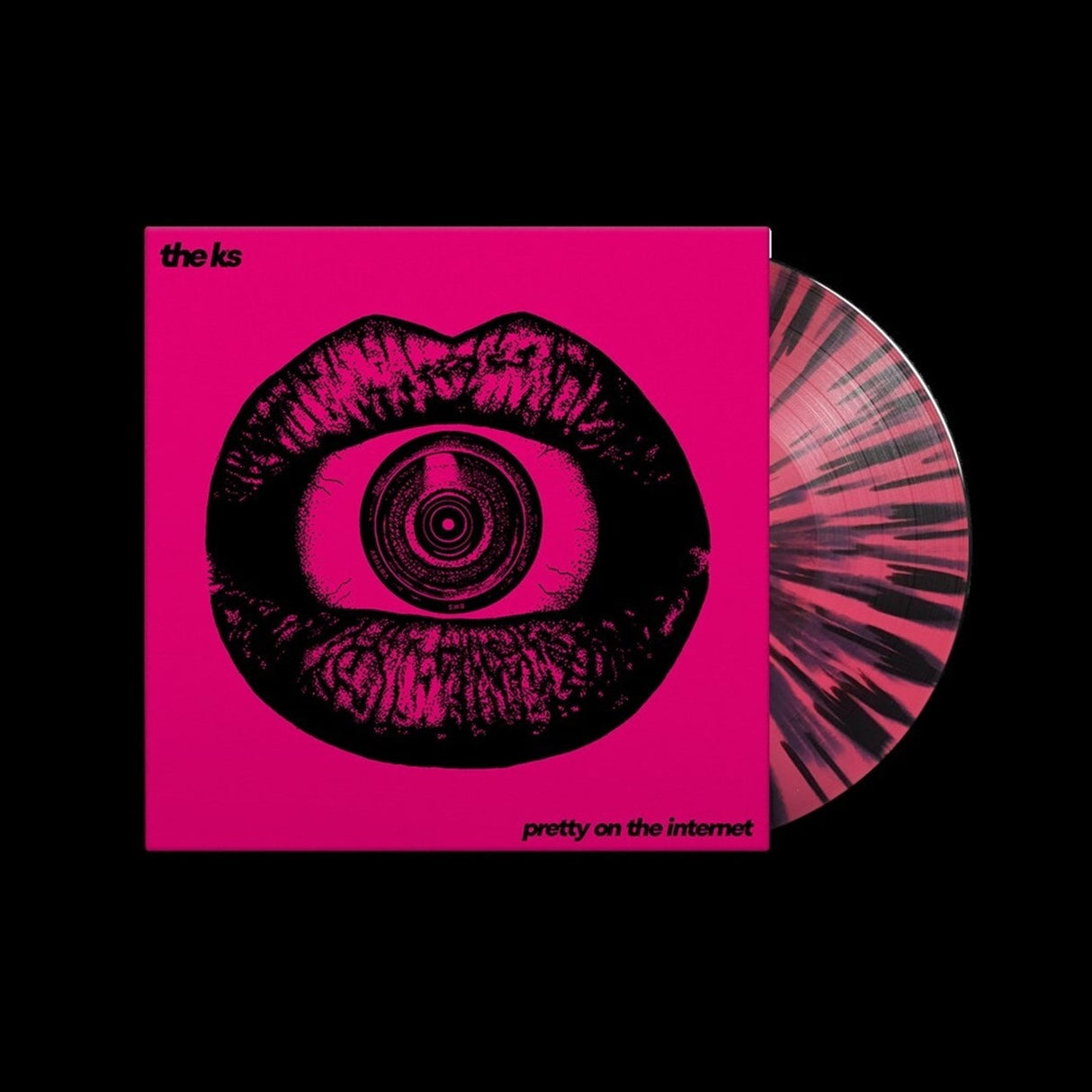 The Ks - Pretty on the Internet Berry and Black Splatter Vinyl