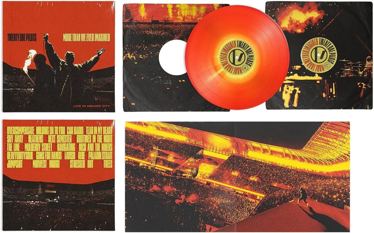 Twenty One Pilots More - Than We Ever Imagined: Live in Mexico City Red & Yellow Vinyl