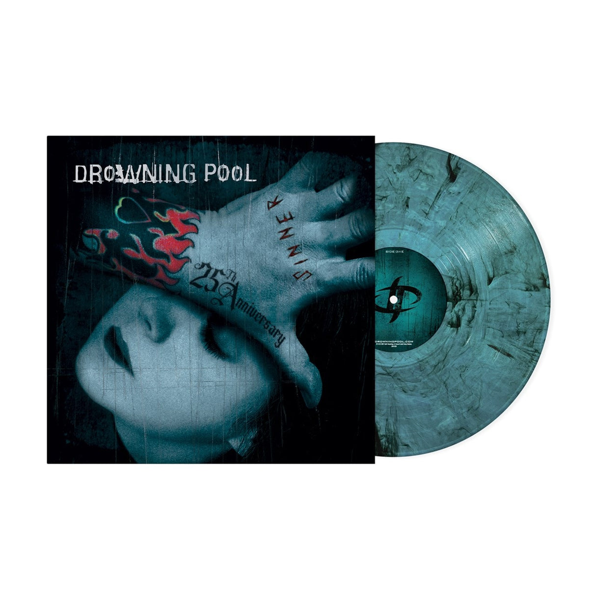 Drowning Pool - Sinner Blue Ink Swirl Vinyl