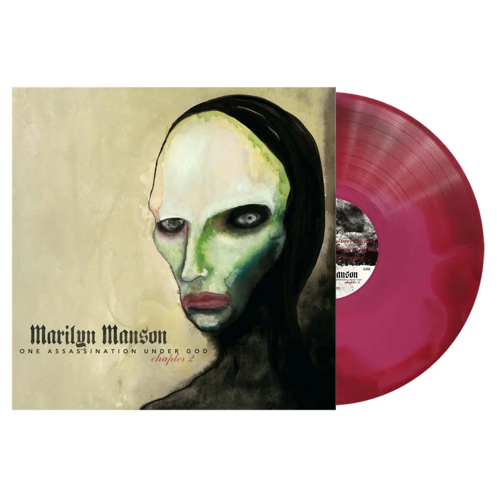 Marilyn Manson - One Assassination Under God - Chapter 2 Indies Pink Red Swirl Vinyl