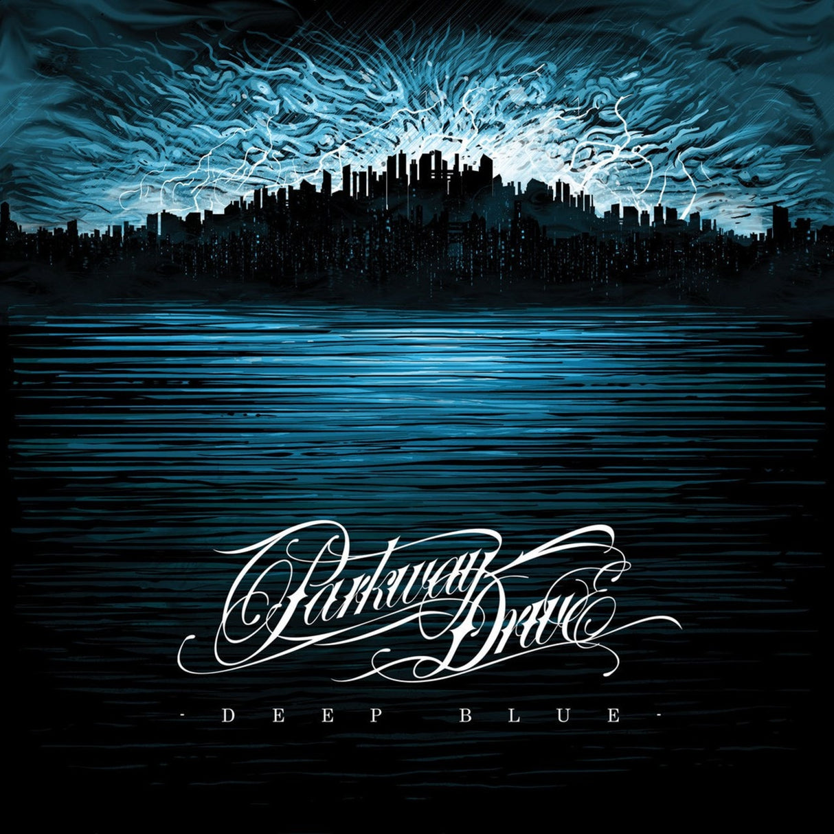 Parkway Drive - Deep Blue - Black Ice w/ Glitter VINYL