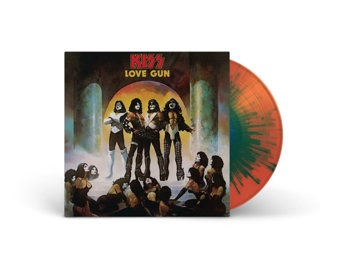 KISS - Love Gun - Tanagerine Aqua Splatter Vinyl (National Album Day 2025)