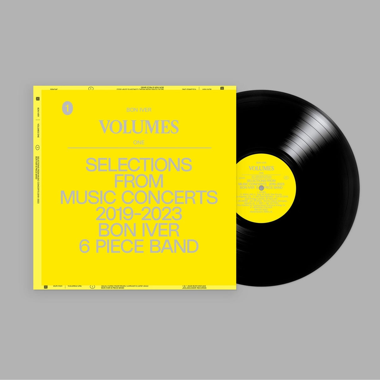 Bon Iver - VOLUMES: ONE - SELECTIONS from MUSIC CONCERTS 2019-2023 - VINYL